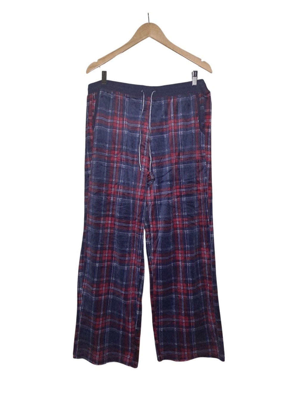 Nautica Navy and Red Plaid Lounge Pants